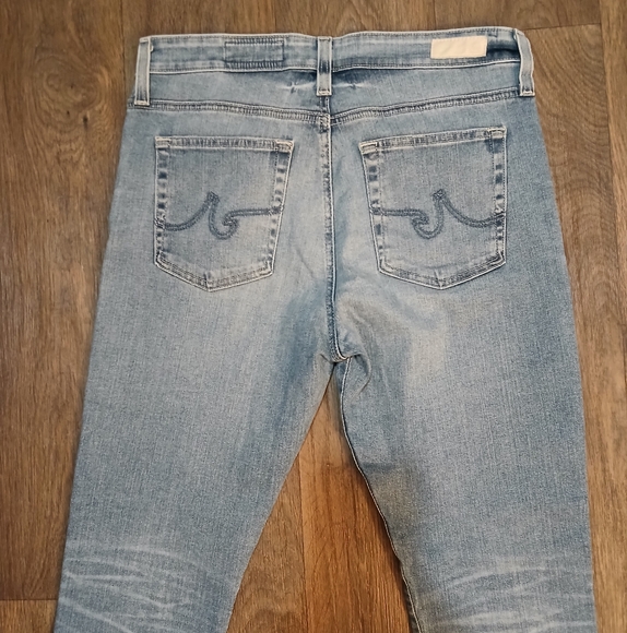 AG Adriano Goldschmied Women's Farrah AG-ed High-Rise Skinny Ankle Jeans. - Picture 12 of 16